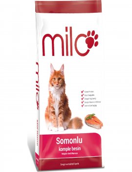 Milo Somonlu Yetişkin Kedi Maması 10 Kg